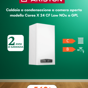 Caldaia Ariston Cares X 24 CF GPL – Camera aperta Low NOx