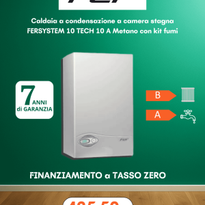 Caldaia a Camera Stagna Fer FERSYSTEM 10 TECH 10 A Metano con kit fumi