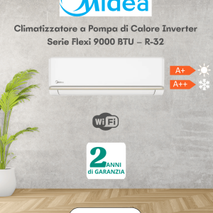 Climatizzatore Midea Inverter Serie Flexi 9000 BTU – R-32