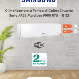 Climatizzatore Samsung AR35 Maldives 9000 BTU – Inverter R-32